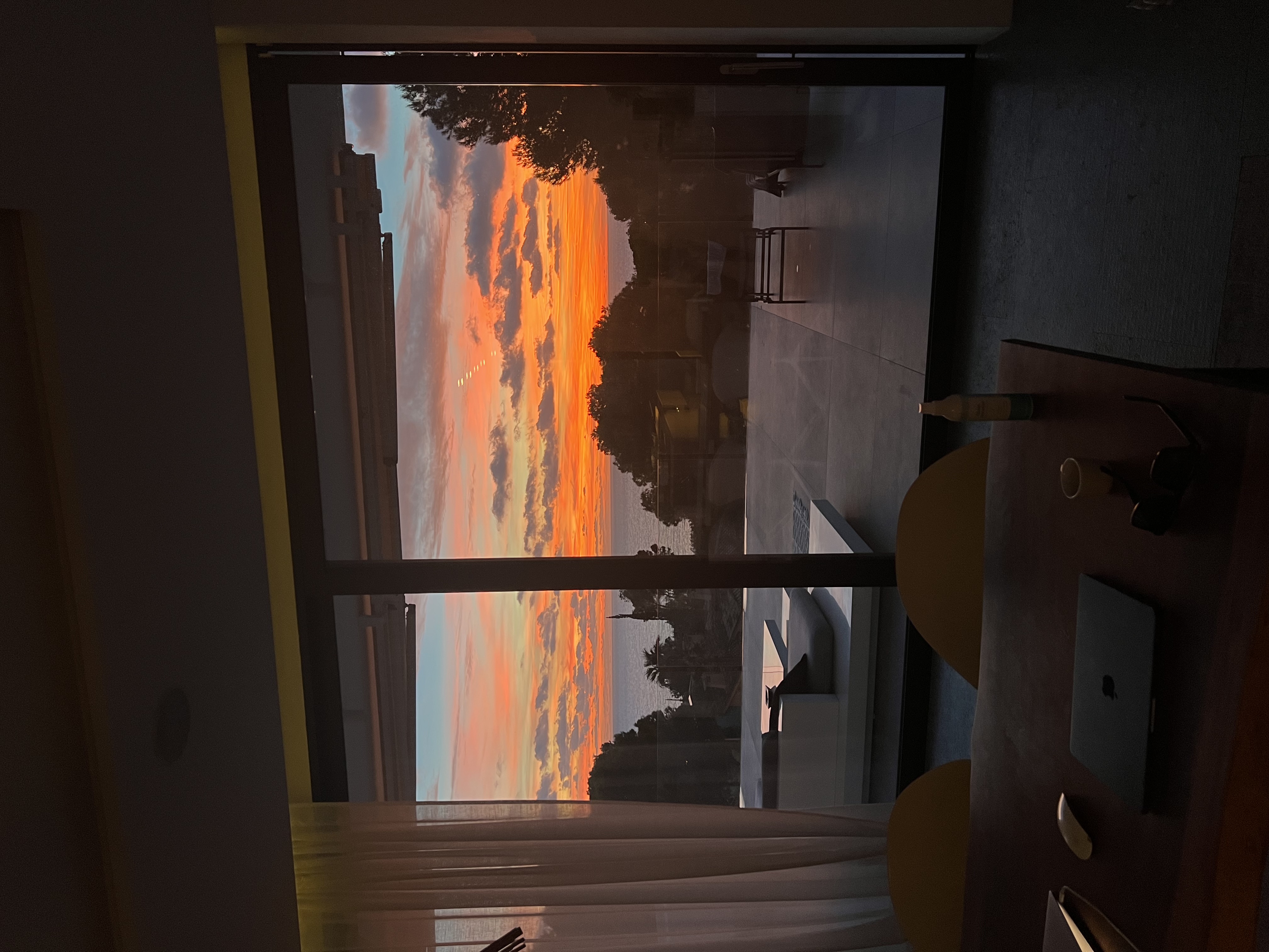 Sonnenuntergang über dem Meer